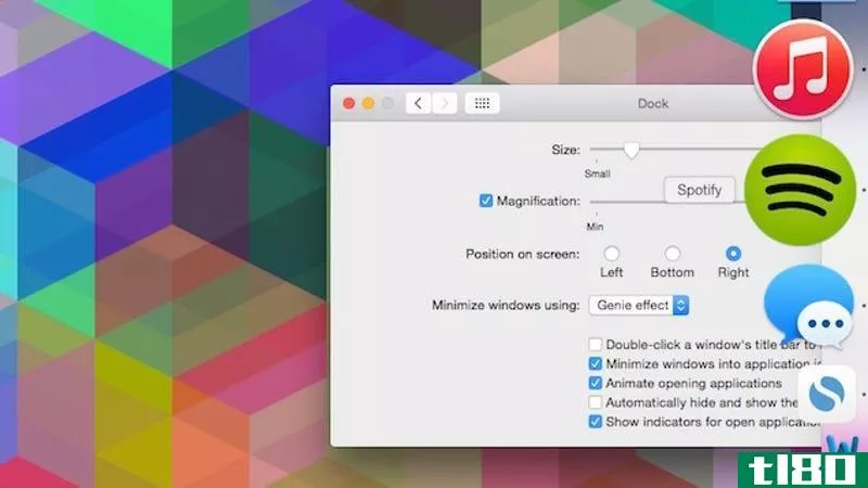 在OSX中将dock放大率设置为键盘快捷键