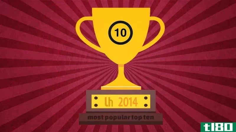 2014年最受欢迎前10名