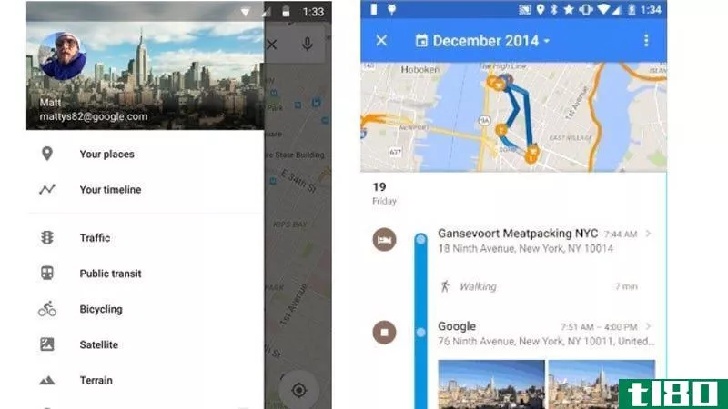 Illustration for article titled Google Maps Now Shows Your Location History in a Timeline
