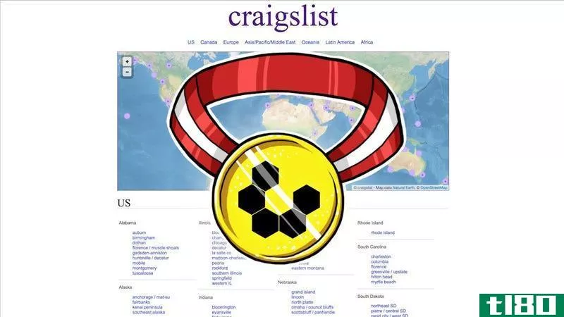 最受欢迎的卖东西的网站：craigslist
