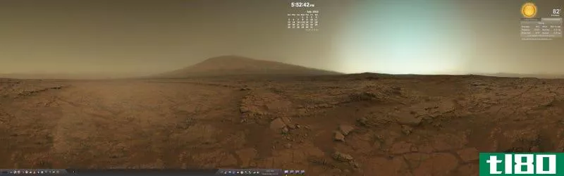 火星双监视器桌面