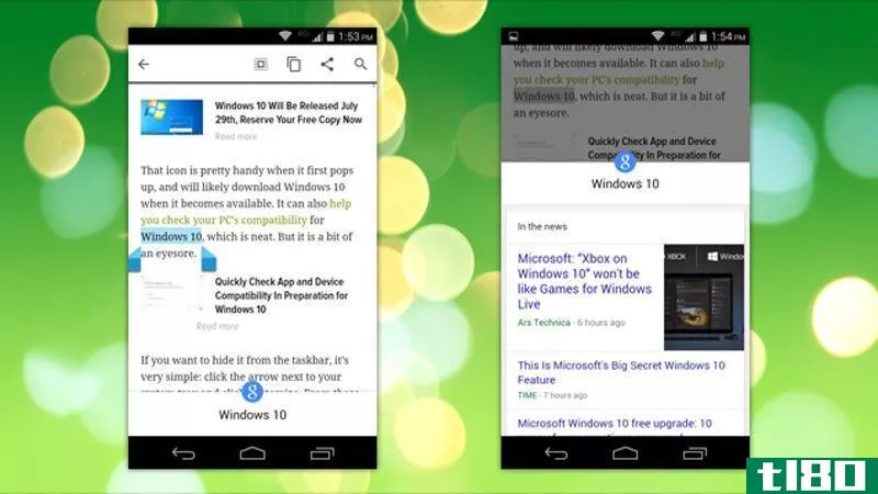 Illustration for article titled Chrome for Android Can Instantly Search Any Text You Highlight on Google