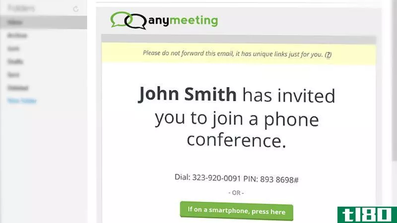 anymeeting通过一封电子邮件在几分钟内建立电话会议