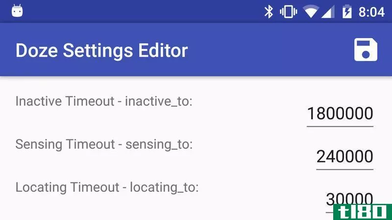 Illustration for article titled Doze Settings Editor Lets You Tweak Android Marshmallow&#39;s Best Feature