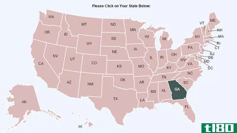 这个图表可以找到你所在州的学生贷款减免计划
