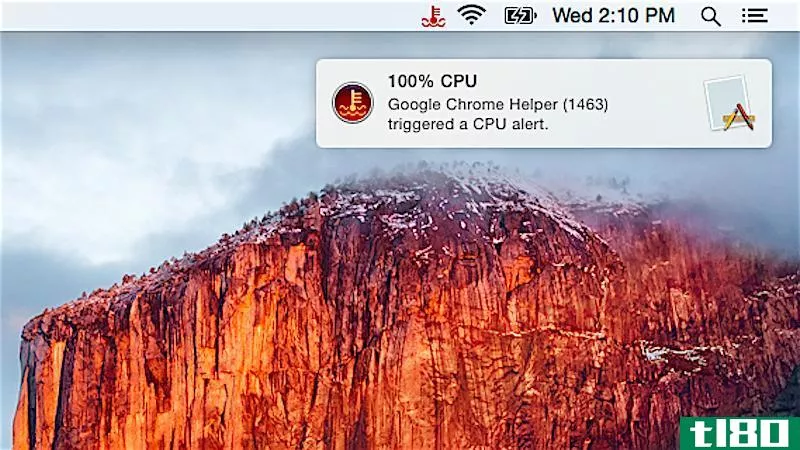 在应用程序过热mac之前，coolant会提醒您