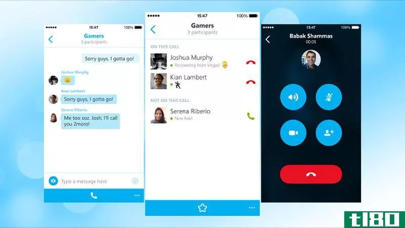ios上的skype现在允许群音频通话