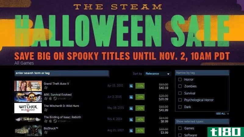 Illustration for article titled The Steam Halloween Sale Is on Now