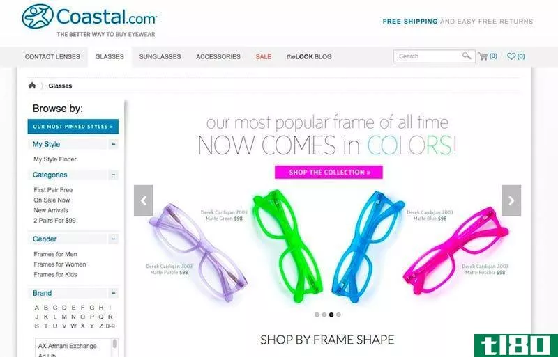 Illustration for article titled Five Best Online Glasses Stores
