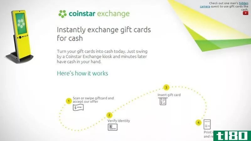 coinstar兑换站将您未使用的礼品卡兑换成现金[更新]