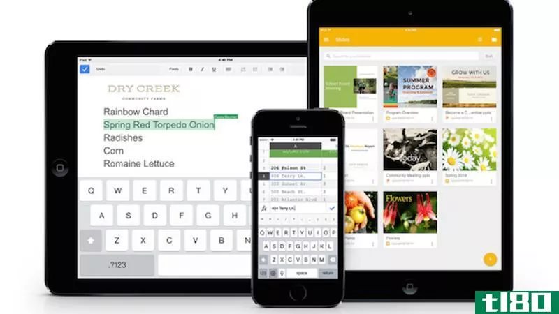 Illustration for article titled Google Adds Office Editing to Docs and Sheets for iOS, Releases Slides