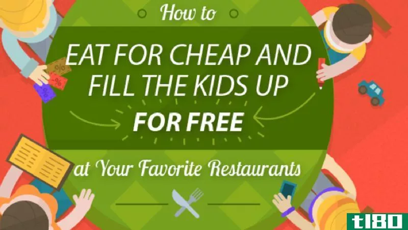 Illustration for article titled This Infographic Tells You When Kids Eat Free at Chain Restaurants