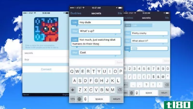 cryptocat在iphone上创建私人的加密聊天室