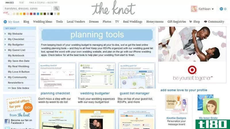 Illustration for article titled The Knot Helps You Plan Everything Related to Your Wedding