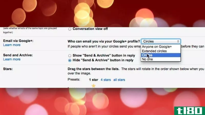 如何禁用gmail允许google+用户给你发邮件的新功能