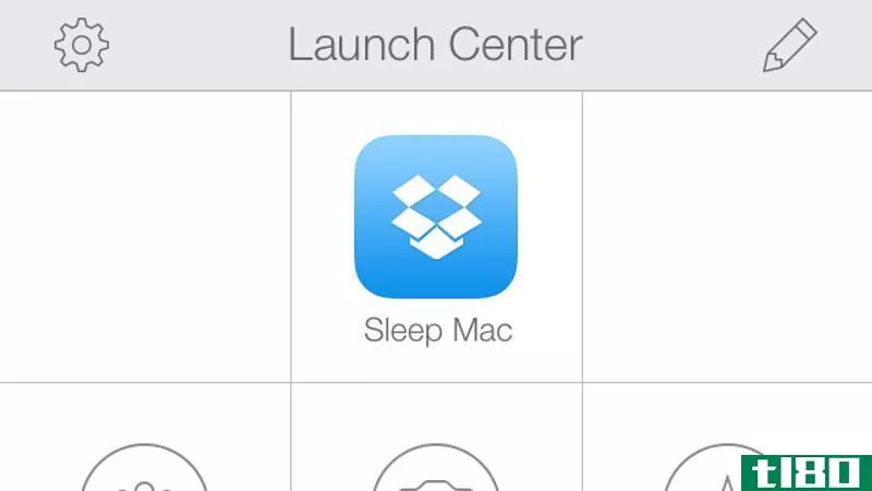 使用launch center pro快捷方式远程锁定mac