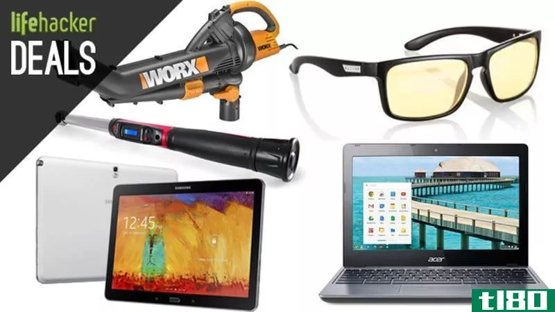 Illustration for article titled Deals: $150 Chromebook, Yard Tools, Galaxy Note, Gunnar Glasses