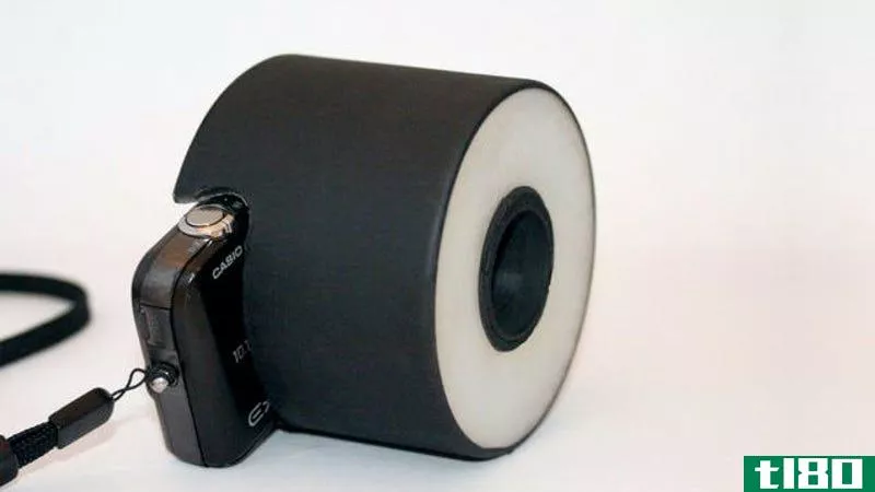 Illustration for article titled ​Build a Cheap Ring Flash for your Point-and-Shoot Camera