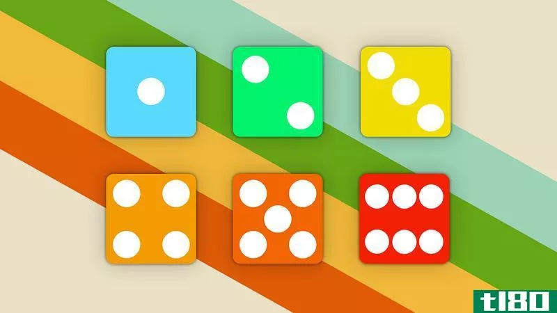 用这些骰子图标来组织和排列你的桌面