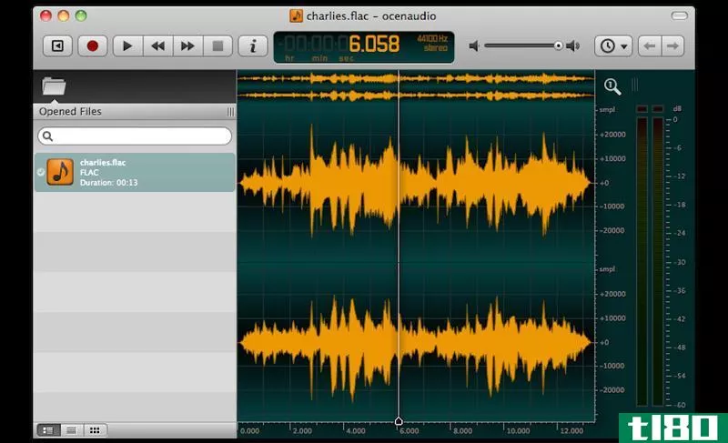 ocenaudio是一款免费、快速、精简的音频编辑器