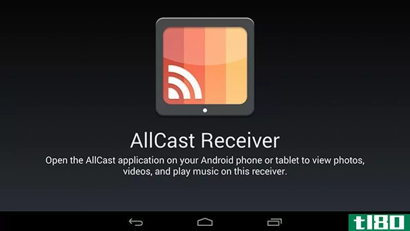 allcast接收器将您的手机或平板电脑变成allcast主机