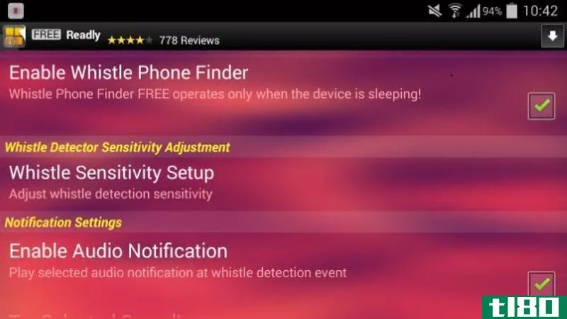 WhistPhoneFinder用一个哨子定位你的android