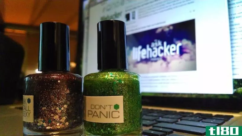 Illustration for article titled Use Glitter Nail Polish to Make Your Laptop Tamper-Proof