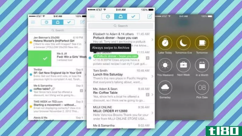 Illustration for article titled Mailbox for iOS Gets &quot;Auto-Swipe,&quot; Dropbox Sync, and More