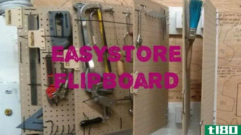 Illustration for article titled Build a Hinged Pegboard Storage System for Your Workshop