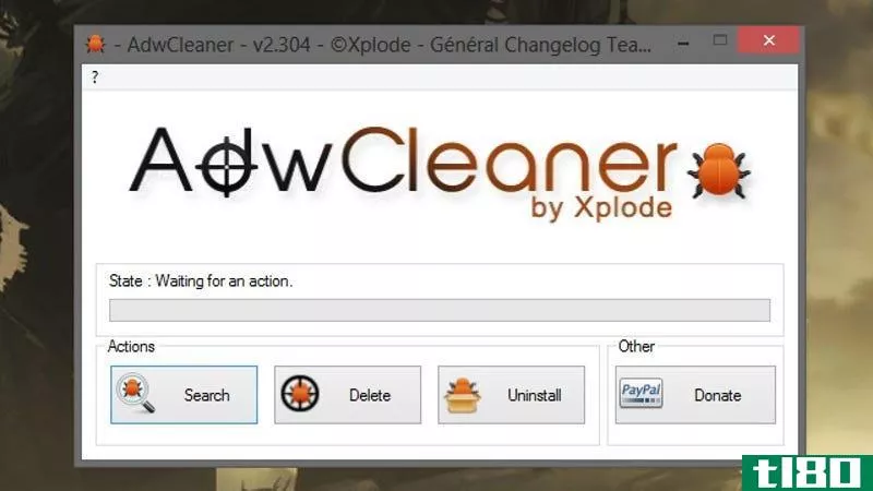 adwcleaner一次点击即可删除工具栏和其他恶意软件