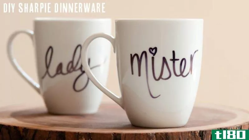 Illustration for article titled Use a Sharpie to Make Custom Coffee Mugs, Personalized Plates, and More