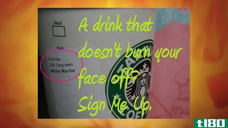 Illustration for article titled Order Starbucks Drinks at &quot;Kids&#39; Temperatures&quot; to Avoid a Burnt Tongue