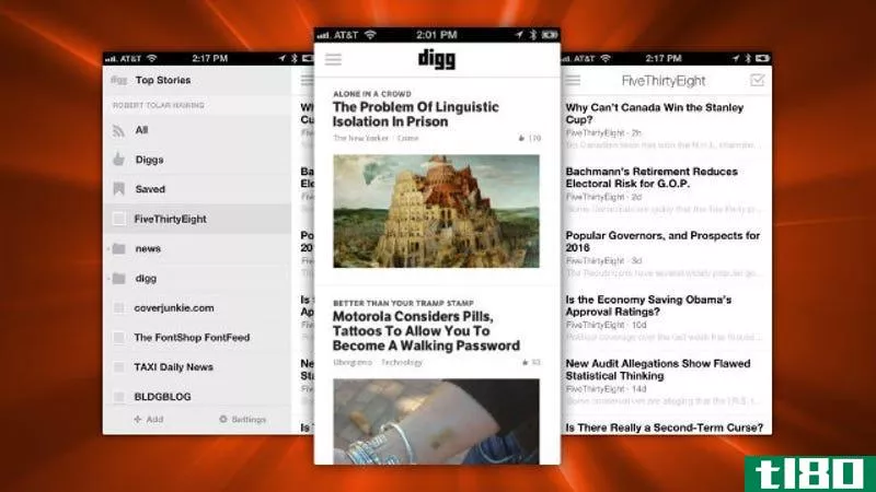 Illustration for article titled Digg&#39;s iOS App Gets Support for Digg Reader