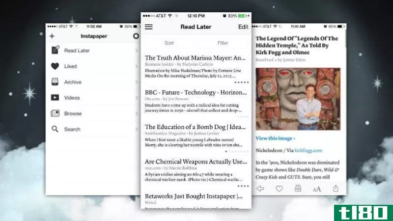 Illustration for article titled Instapaper for iOS Adds Sorting Opti***, a Videos Tab, and More