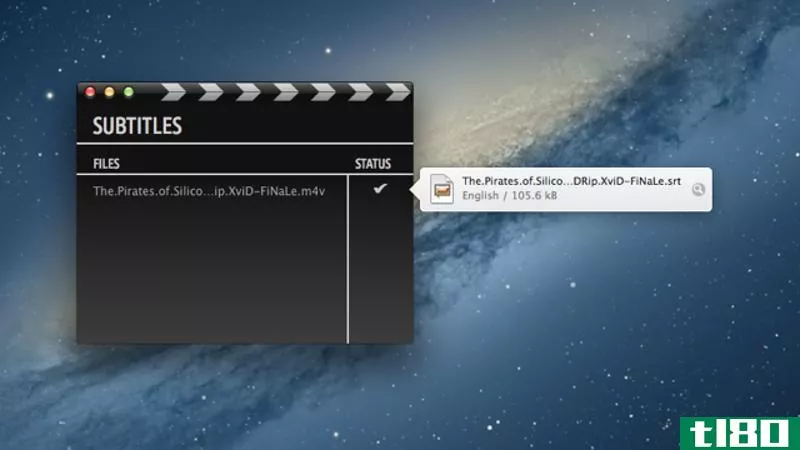 字幕自动在mac上下载电影字幕