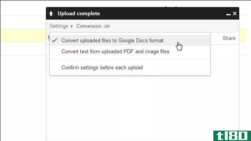 将文件转换为google docs格式以节省google驱动器上的空间