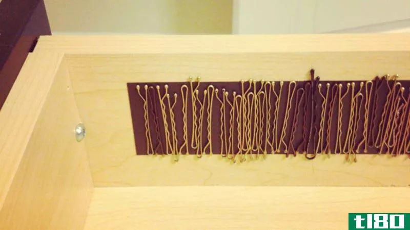 Illustration for article titled Store Paper Clips, Bobby Pins, and More with Magnetic Tape
