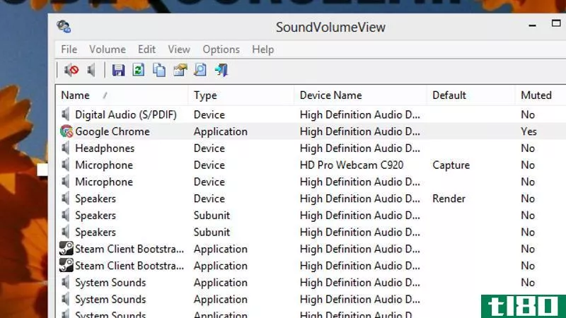 soundvolumeview管理音频配置文件，静音设备和应用程序