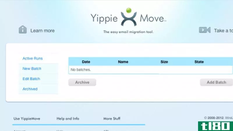 yippiemove将您的电子邮件和附件迁移到新帐户