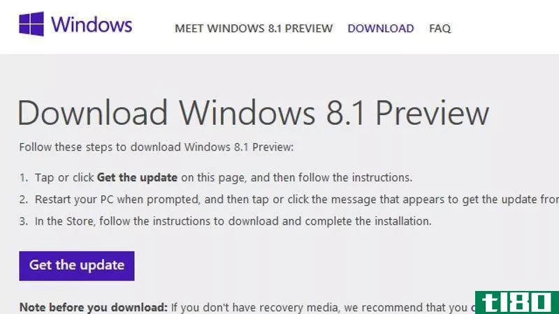立即下载Windows8.1预览版