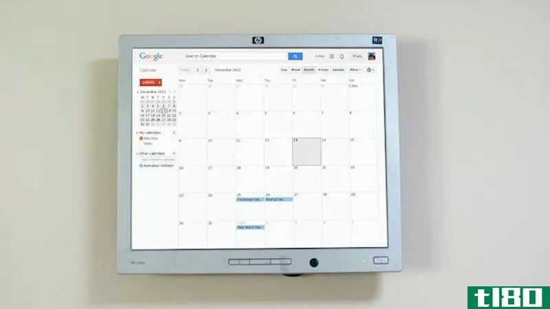 Illustration for article titled Mount a Raspberry Pi-Powered Google Calendar On Your Wall