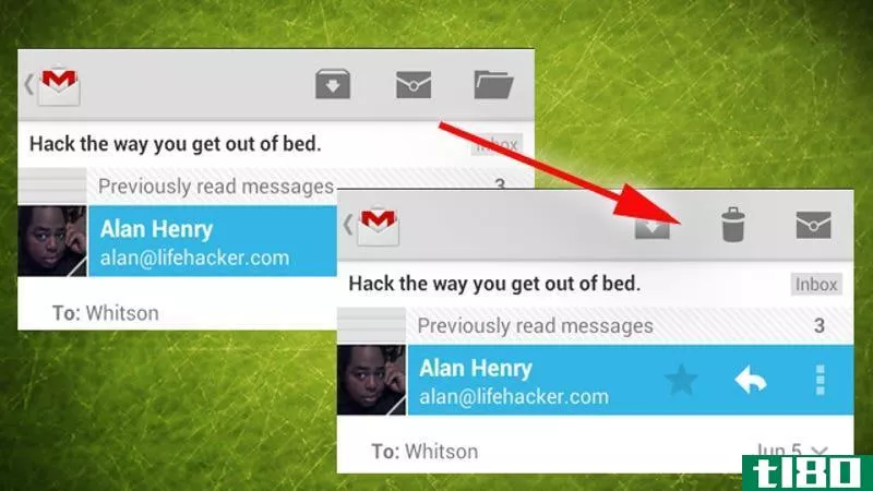 Illustration for article titled How to Bring Back the Delete Button in the New Gmail for Android