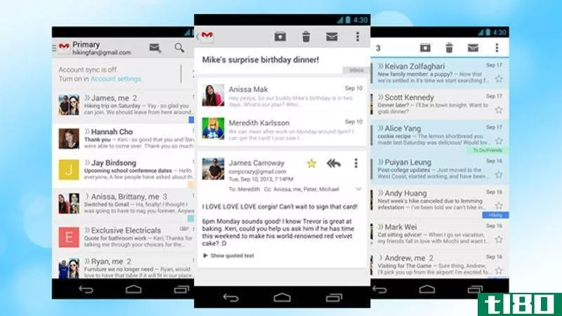 Illustration for article titled Gmail for Android Updates with a Cleaner Conversation View and More
