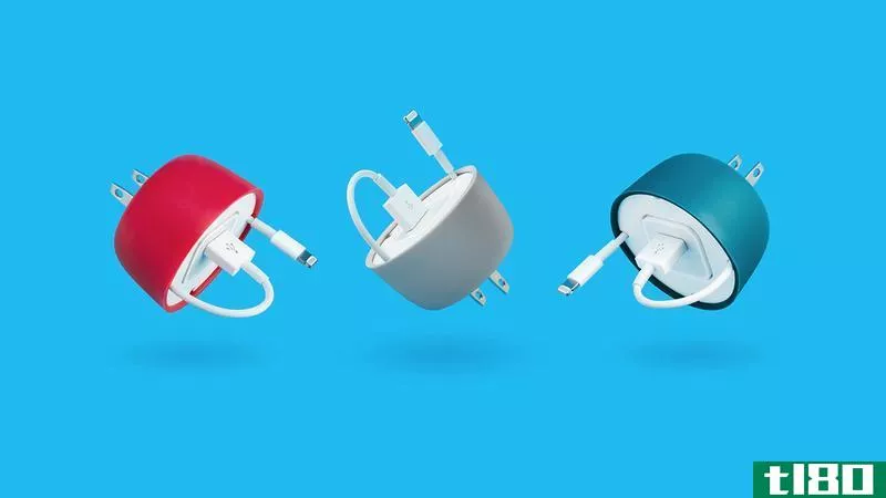 Illustration for article titled PowerCurl Mini Neatly Contains an iPhone Power Adapters and Cable