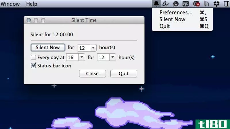 Illustration for article titled Silent Time Quiets Your Mac During Specific Hours of the Day