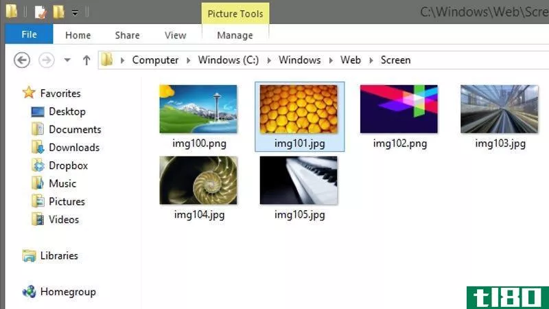 使用Windows8的开始屏幕和锁定屏幕图像作为墙纸