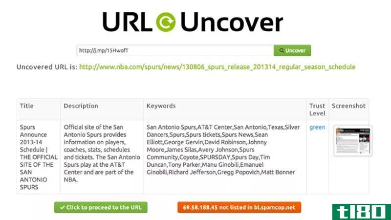 Illustration for article titled URL Uncover Scans Shortened Links For Safer Browsing