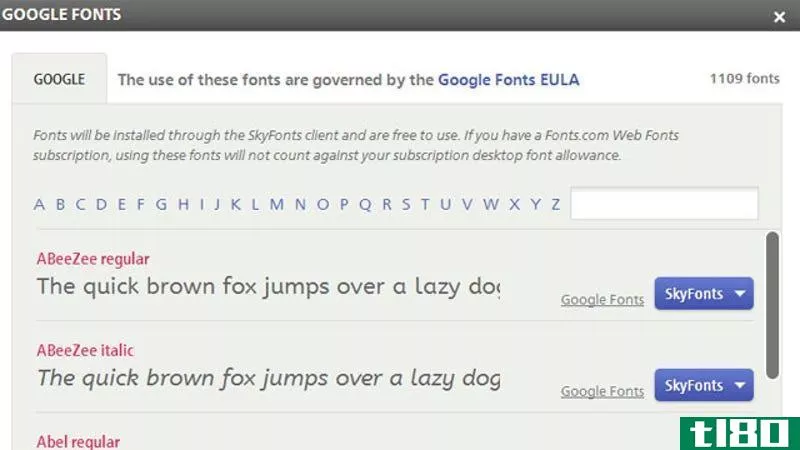 Illustration for article titled Install Google Fonts on Windows or Mac for Faster Web Browsing