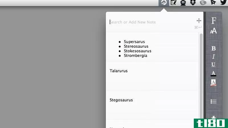 noteworthy+是一款免费的、键盘驱动的notes应用程序，适用于您的菜单栏