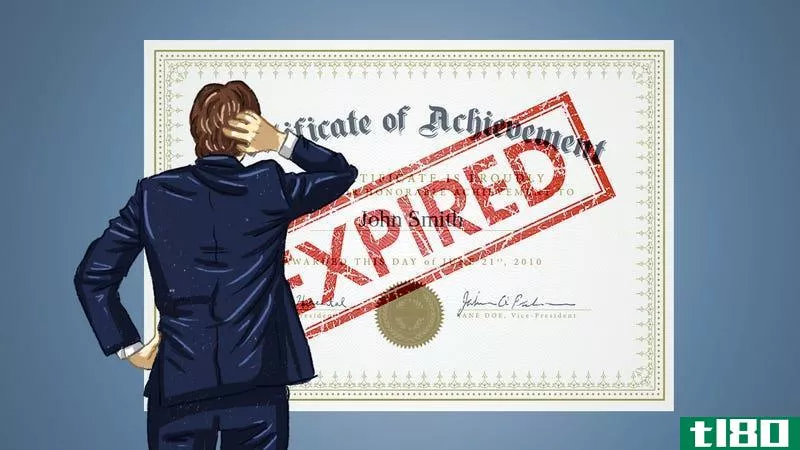 Illustration for article titled Should I Let a Certification Expire If I Don&#39;t Work With It Anymore?
